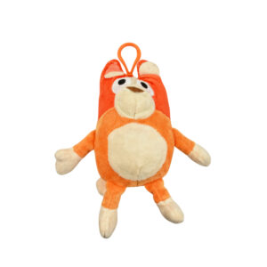 Μπρελόκ  λούτρινο παιχνίδι Bingo πορτοκαλή και μπέζ χρώμα