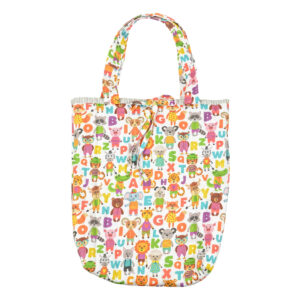 Τσάντα ΤΟΤΕ βαμβακερό ύφασμα παιδικό μοτίβο