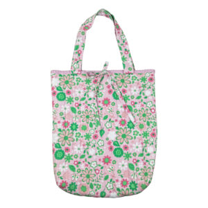 Τσάντα ΤΟΤΕ βαμβακερό ύφασμα φλοράλ.