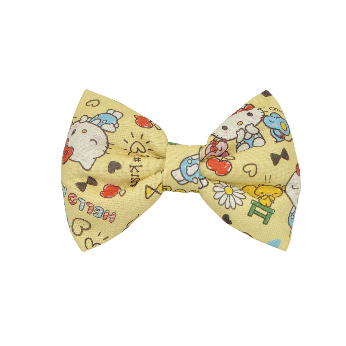 fiongkos_140 Χειροποίητο λαστιχάκι μαλλιών με θέμα HELLO KITTY. - Image 1